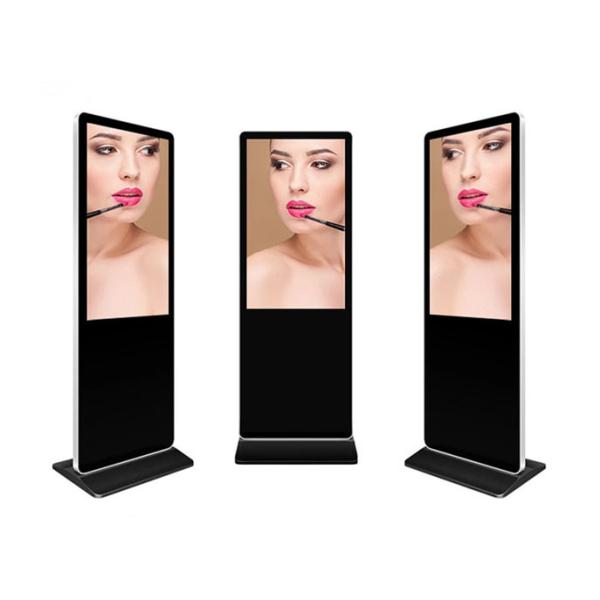 HD Floor Standing Lcd Advertising Signage 55 Inch Player for Hotel Reception