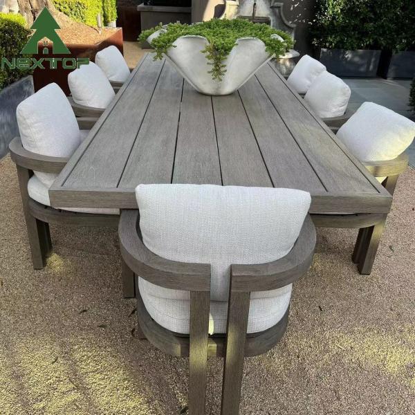Mobiliário de fábrica da China Patio Party Outdoor Mobiliário de madeira tudo num só lugar