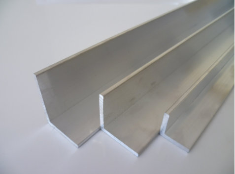 Customized OEM Aluminum Extrusions Profiles Silver Anodizing Corner Bar L Shape Profile