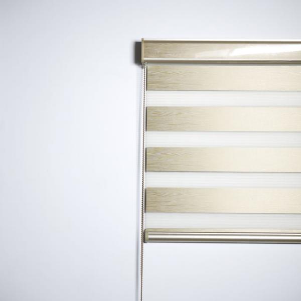 Eco Friendly Electric Roller Fabric Zebra Window Curtain Blinds