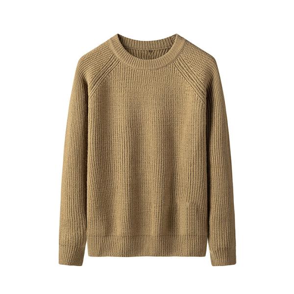 Crew Neck Womens Sweater Clothing Winter Pullover Sweaters 7GG Gauge