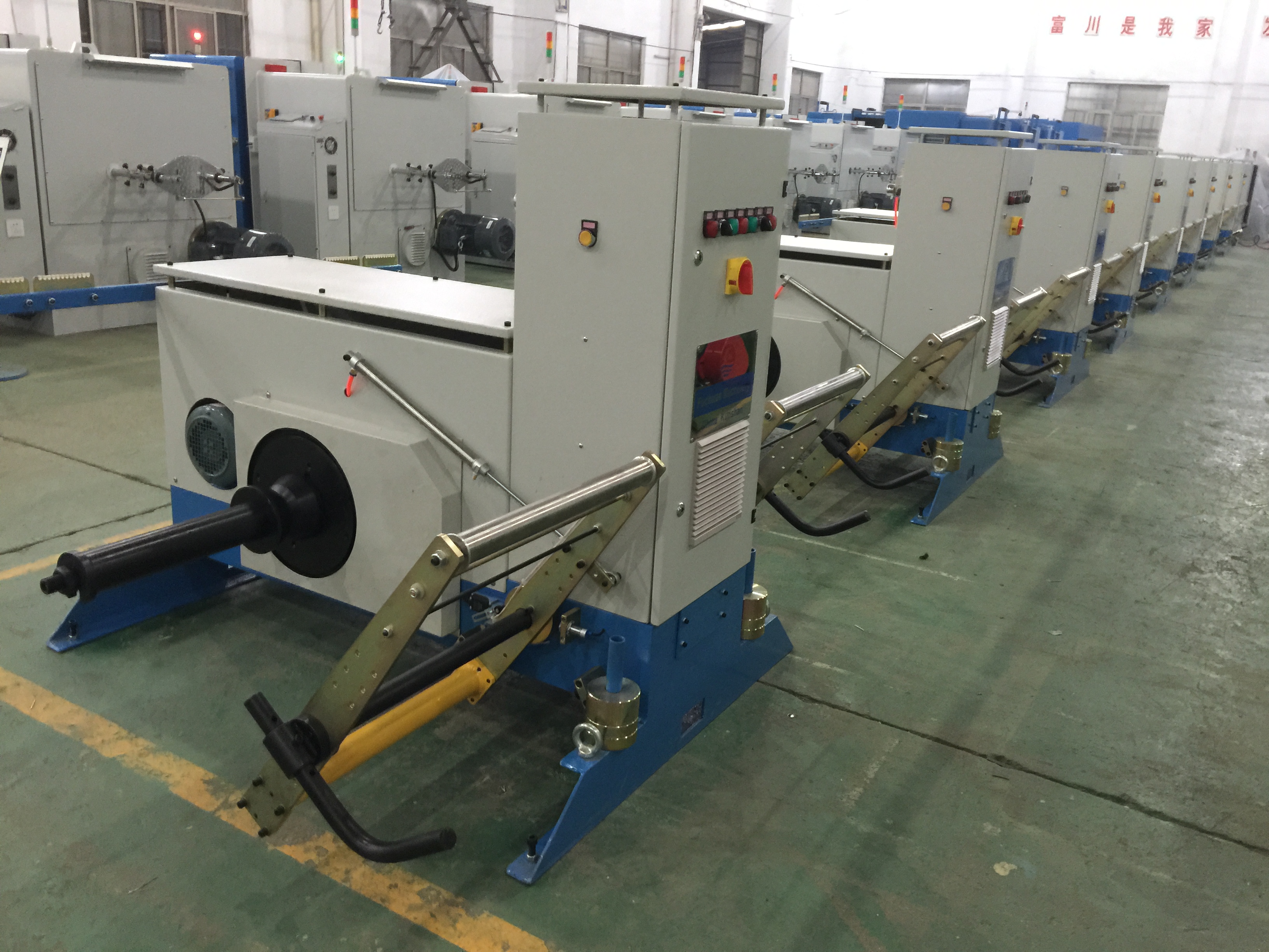 Active Pay Off Machine Multiple Drawing Bobbins Copper Wire Bunching Machine