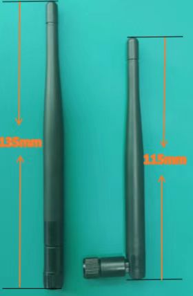 Tipo de conector Rp-SMA Wifi masculino Antenas Wifi6 Wifi 6E 6G Antenna de goma 5-7dBi Alta ganancia