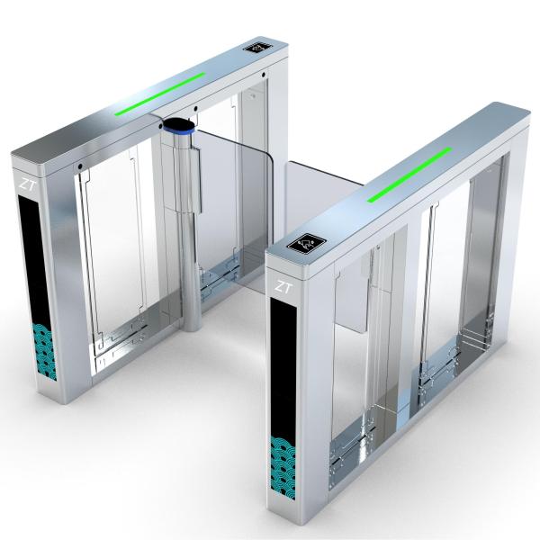 Speed Gate Turnstile 45-65 People/Min with 1.5mm Stainless Steel Frame