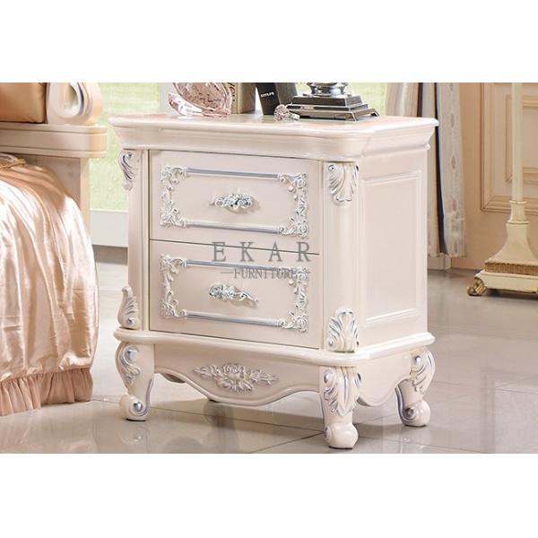 Night Stand Wooden 3 Drawer Bedside Table