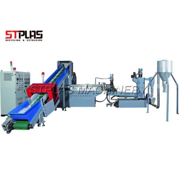 Machine de réutilisation en plastique de granule de vis simple pour le matériel