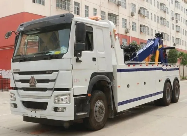 Road Rescue Heavy Duty Tow Wrecker Truck HOWO 40-50 Ton Tow Truck Wrecker