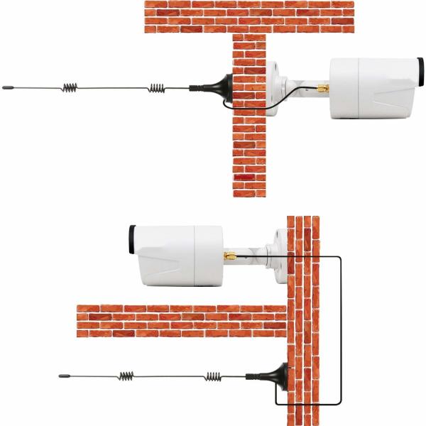 Magnetic Base Magnetic Wifi Antenna 433MHz Whip Type 9dbi With SMA Connector