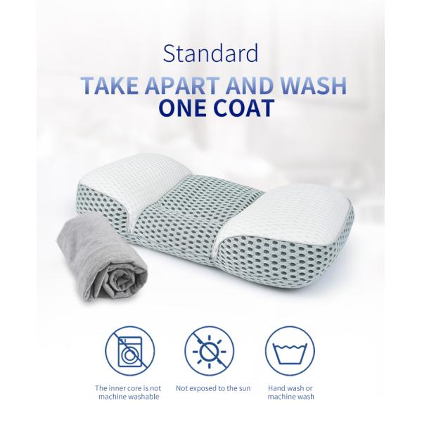 Massage Pillow Portable Electric Shiatsu Vibrating Neck Back Waist Cushion With Heat