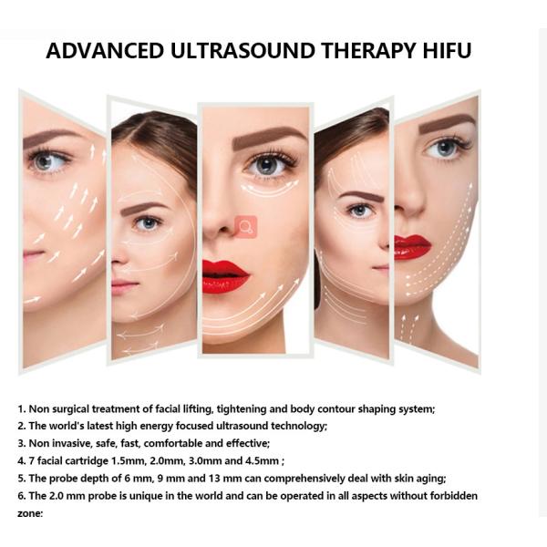 Latest Hifu 7D Focused Ultrasound 7D Hifu Body And Face Slimming Machine 7D Hifu For Winkle Removal