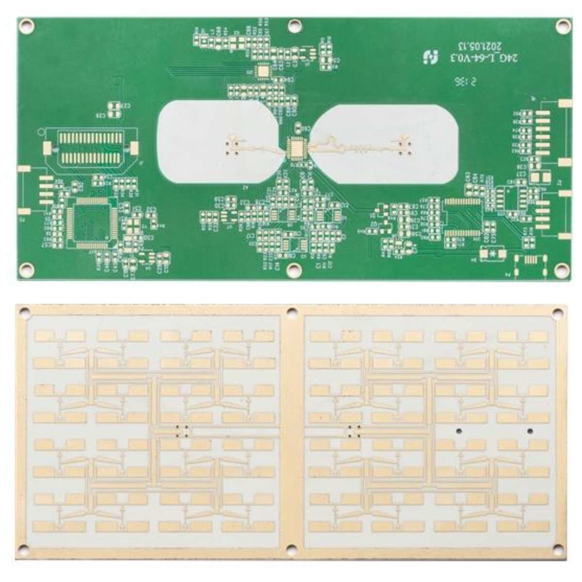 Высокая плотность 1.6mm высокий TG FR4 доски PCB золота погружения керамическая