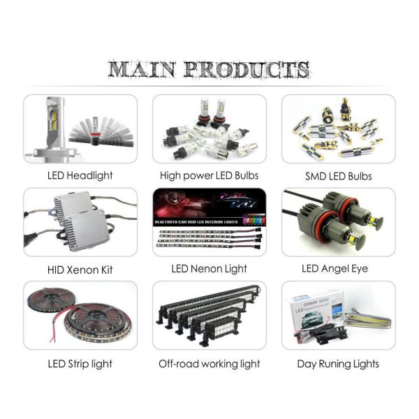 X10S 9004 LED Headlight Bulb H4 H11 H13 9007 5202 P13 PSX26 24V 45W Fan for Automotive Lighting Bulb