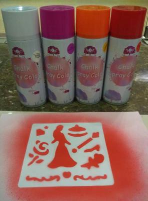 Non Toxic Washable Chalk Spray , Landscaping Use Water Removable Spray Paint 