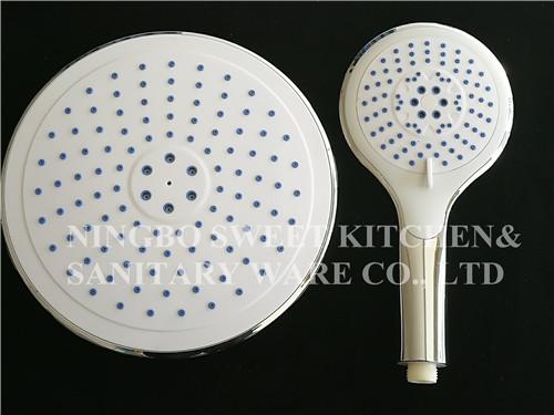 hot-sell ABS material chrome plating shower head hand shower set overhead shower rain shower set bathroom accessories
