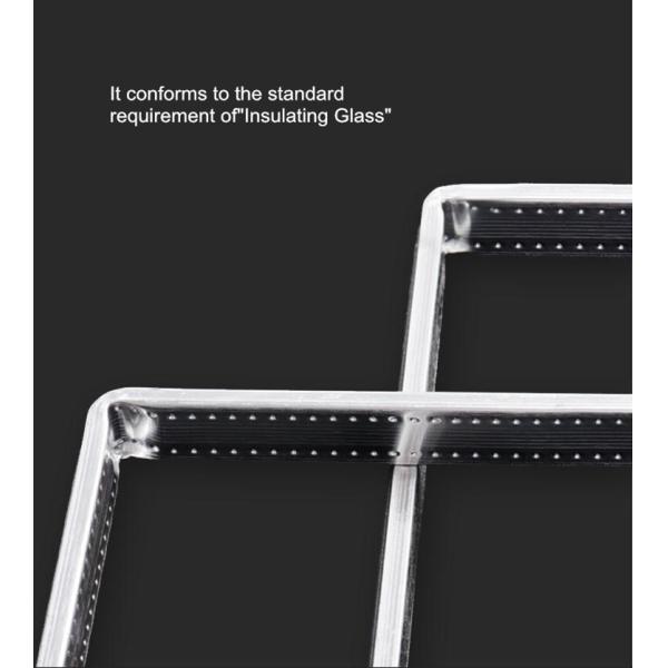 3/4 алюминиевых баров прокладки для застекленной двойником двери стеклянного окна