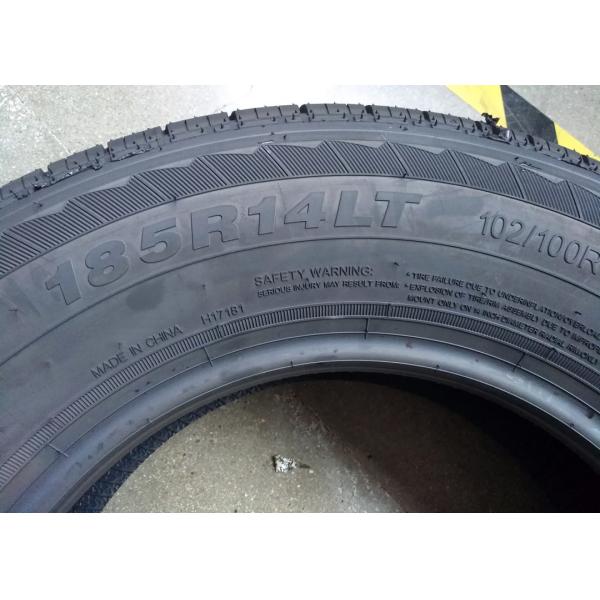 Fuel Efficiency Semi Steel Radial Tire , Lightweight Truck Tires C Wet Grip 185R14LT