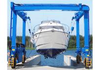 O GV 30 Ton Marine Straddle Boat Hoist Crane do ISO personalizou