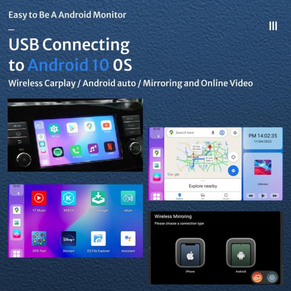 0.15KG Wireless Android Carplay AI Box USB Adaptor Apple CarPlay Dongle