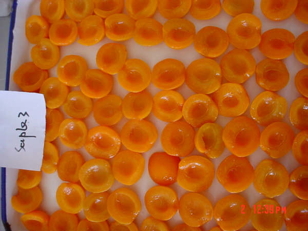 Консервы законсервированного плода законсервировали половины абрикоса в сиропе 425г 820г 3000г