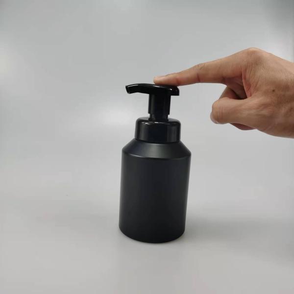Serigrafia 300 ml PET Embalagem de bomba de espuma de plástico vazio para mousse de limpeza facial
