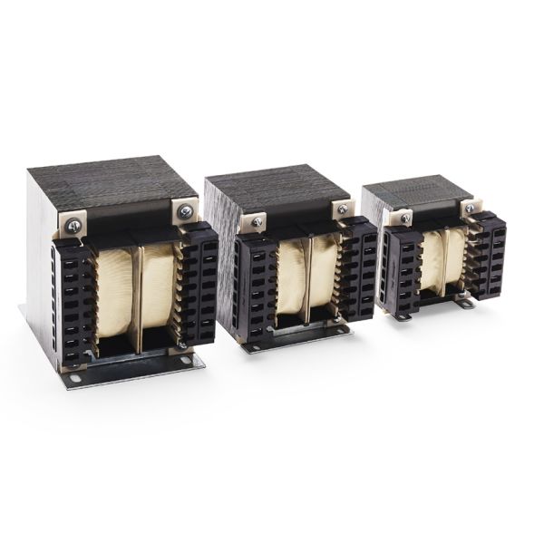 Isolated 277V to 120V Step Down Transformer Bel Fuse SLT-1000 with Touch Safe Terminals and Voltage Taps