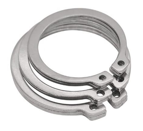 Zinc Plate Surface Stainless Steel Retaining Rings For Shafts DIN471 High Precision