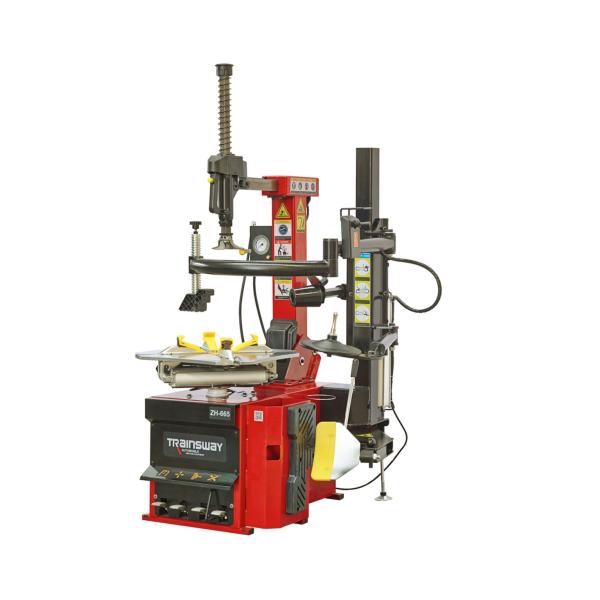 Автоматический электрический/пневматический зажим колеса с наклоном на задний колонтитул, меняющий шины с помощью рук Zh665RA