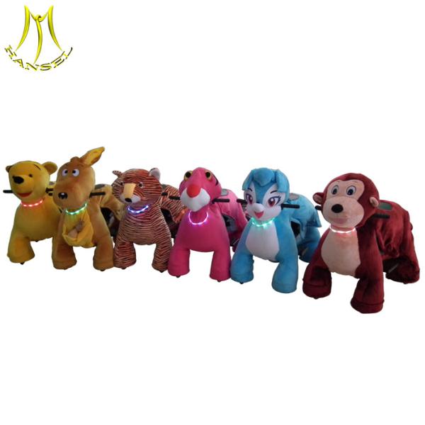 Hansel new coin operated amusement rides indoor happy rides on animal for