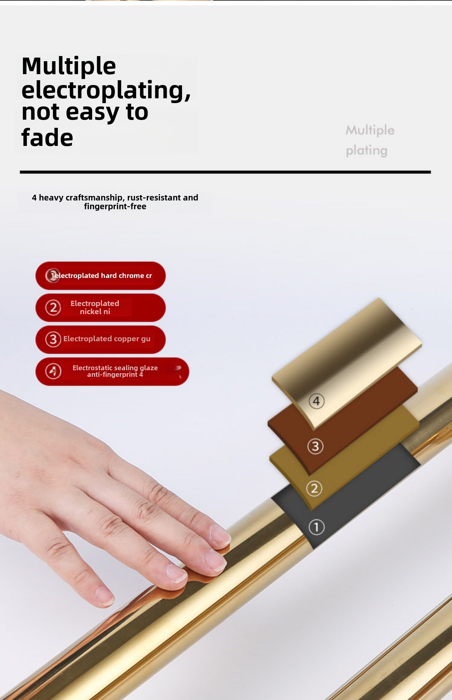 Modern Slanted Foot Door Handle Stainless Steel Glass Offset Frameless Large Wooden Rose Black Titanium Gold Finish for Villas