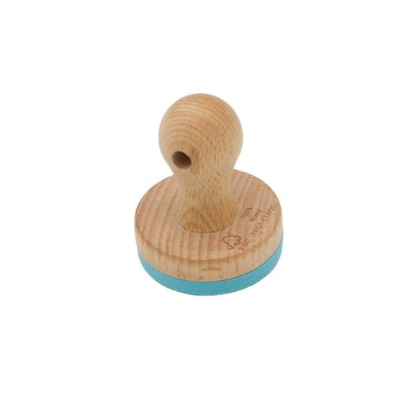 School Smart Wooden Stamp Wooden Inking Stamp Print Logo  Wooden Seal