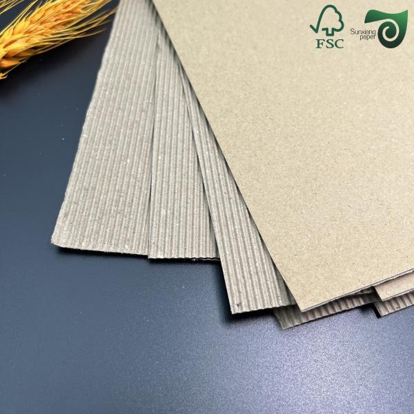 120gsm Mix Pulp Black 3 Ply Corrugated Paper For High Grade Gift Boxes