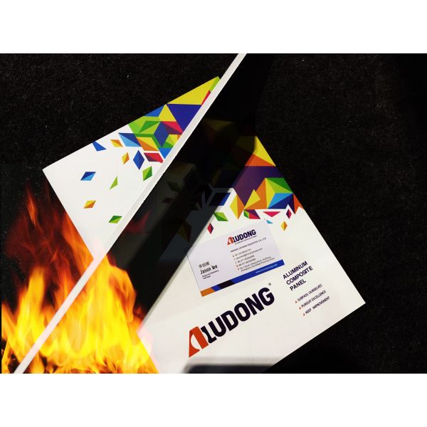 FR B1 Grade PVDF Coated Fireproof Aluminum Composite Panel 4mm Thickness for Buildings