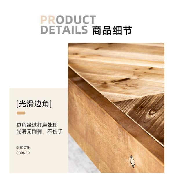 European Wooden Coffee Table Modern Outdoor Extendable Table Folding Table Wood