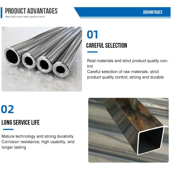 304 314 201 316 Round Stainless Steel Pipe SS Welded Pipe 2B 2K 4K Tube