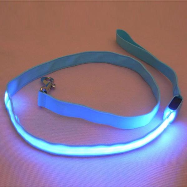LED lighted dog training leashes Night Safety Training Pet Lead Leashes china factory