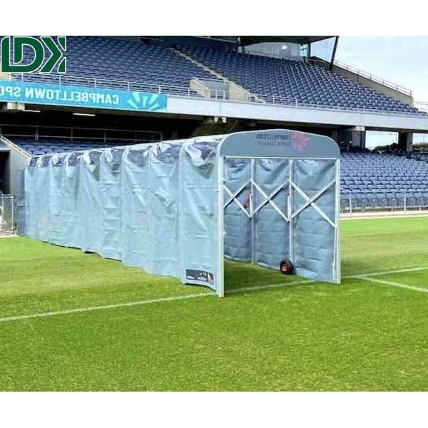 Túnel de jugador de fútbol portátil impermeable de acero galvanizado de trabajo pesado