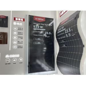 XSCM-520-T Teja Solar 580W Hexagonal 23.5% Panel Solar BIPV de Vidrio Blanco y Negro para el Hogar Gana Solar