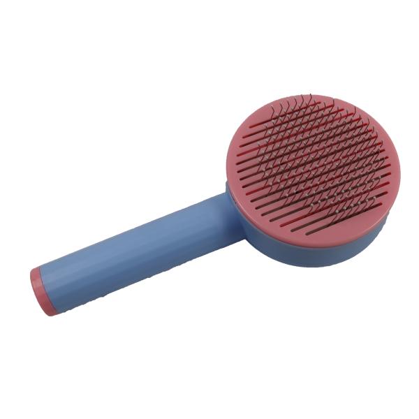 Dog Puppy Slicker Brush And Metal Comb For Dog Grooming Set 2 In 1 Dog Bath Brush 115g
