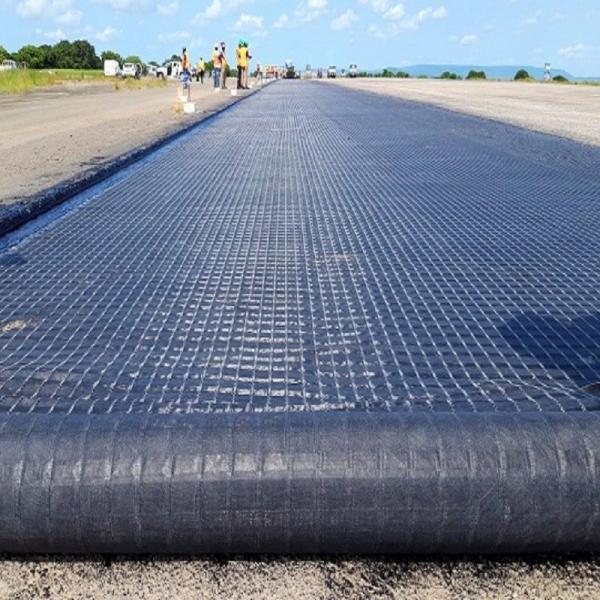 Fiberglass Geogrid Factory for Driveway Road Reinforcement