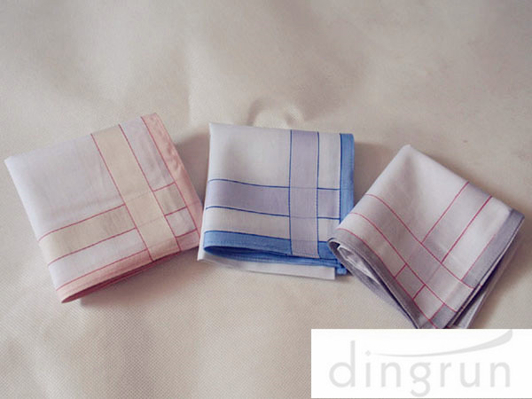 Luxury 100% Cotton Face Wash Towel Simple Pattern For Houseuse