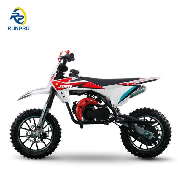 Motor Outro 49cc 2 tempos Mini Electric Start Dirt Bike para crianças Off Road Pit Bike
