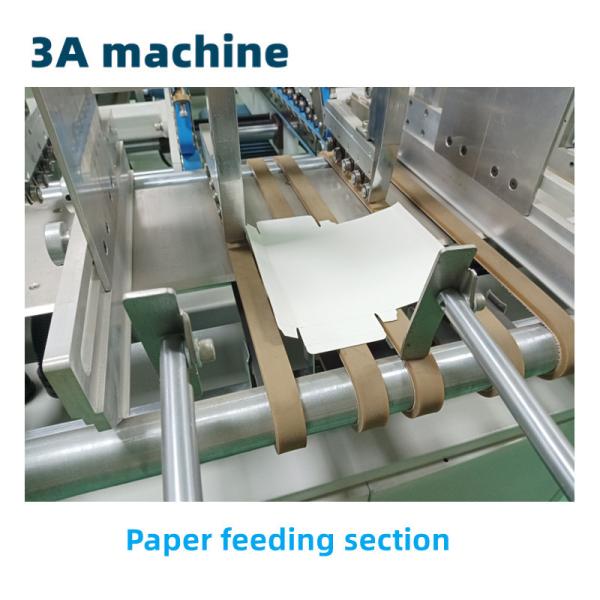 1400 kg Papel de alimentação Máquina de colagem automática de pasta de caixa CQT-800 para caixas onduladas