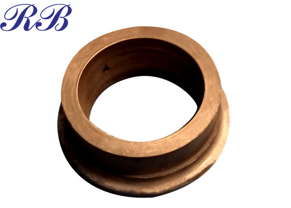 Custom Size Copper Alloy Casting Part Copper Flange ODM / OEM With ISO Certified