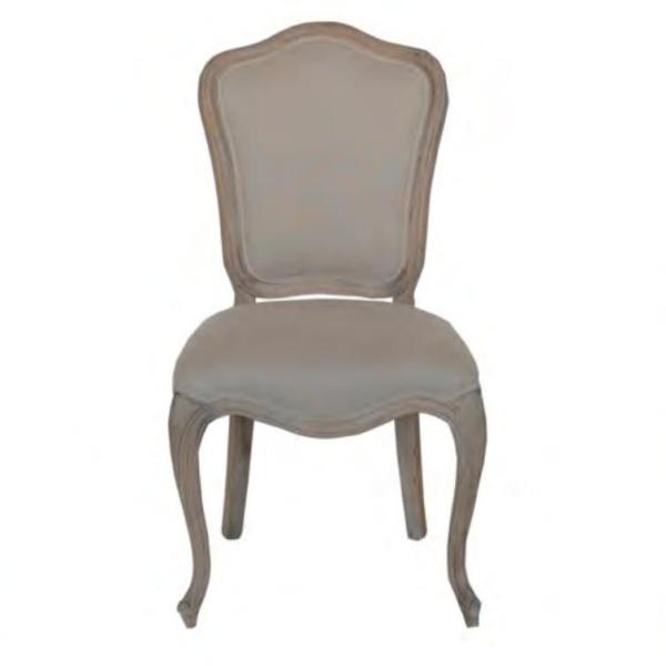 French style linen fabric upholstered vintage wedding chairs and event chair supplies for sale