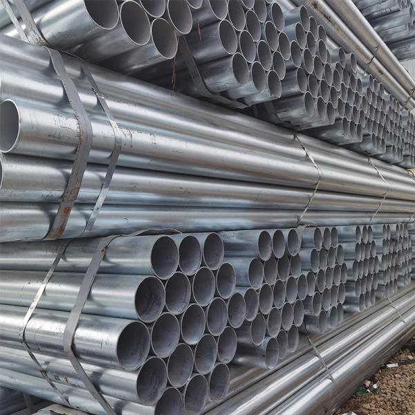 GI Pipe Steel Pre Galvanized Tube Hot Dip Galvanized Round Steel Pipe For Construction