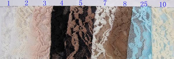 Durable Scalloped Cotton Nylon Lace Mesh Fabric , Underwear Lace Fabric CY-LW0012