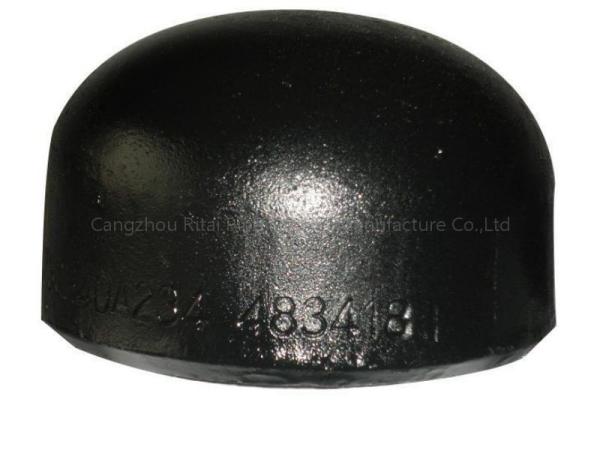 DN100 Weld On Pipe Caps Sch 40 ASME Seamless Steel Pipe Fittings
