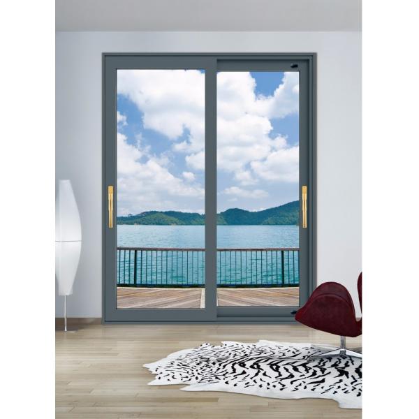 Ядровая система двери складчатости сползая стекла двери алюминиевого сплава гриля доказательства