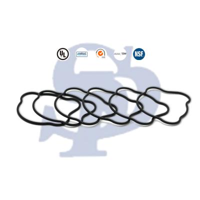 FKM Silicone HNBR FVMQ Rubber Seal Gasket with IATF16949/ NSF 61 / UL 157 Certification