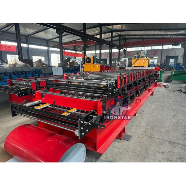 “Bolivia Market Double Layer Roll Forming Machine Produce 840 Trapezoidal Roof Sheet and 836 Corrugated Roof Tile Metal Roof Panel Machine”